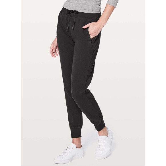 lululemon athletica Pants - Lululemon Get Going Joggers Womens Size 8 Black Sweatpants Pockets Drawstring